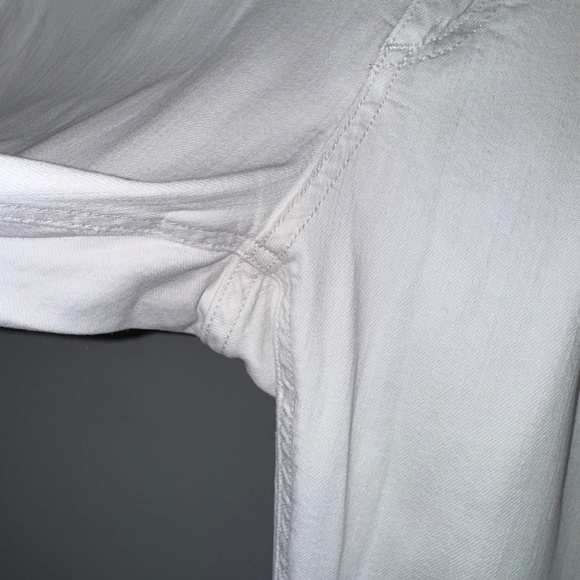 Rag & Bone The Dre Low-Rise Slim Boyfriend Jeans Aged Bright White Size 29 - Picture 3 of 9